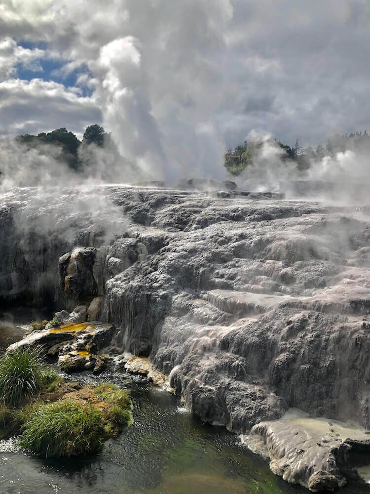 Rotorua, North Island: Rotorua is the home of Pōhutu (‘big splash’) geyser, the largest active geyser in the southern hemisphere.