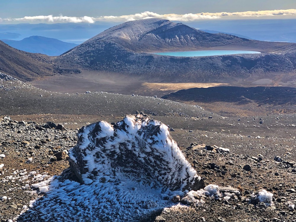 Tongariro National Park, North Island: I have been looking forward to doing this highlight. Tongariro Crossing is a day hike across volcanic landscape.