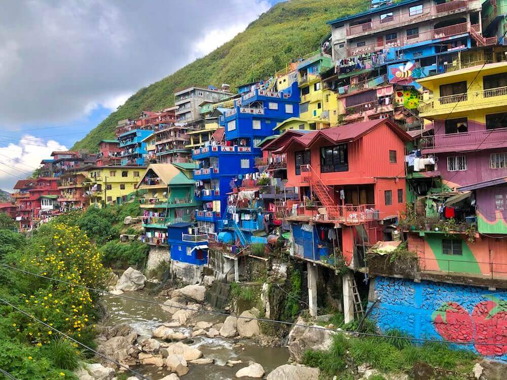 Baguio, Luzon: What they call the valley of colours.
