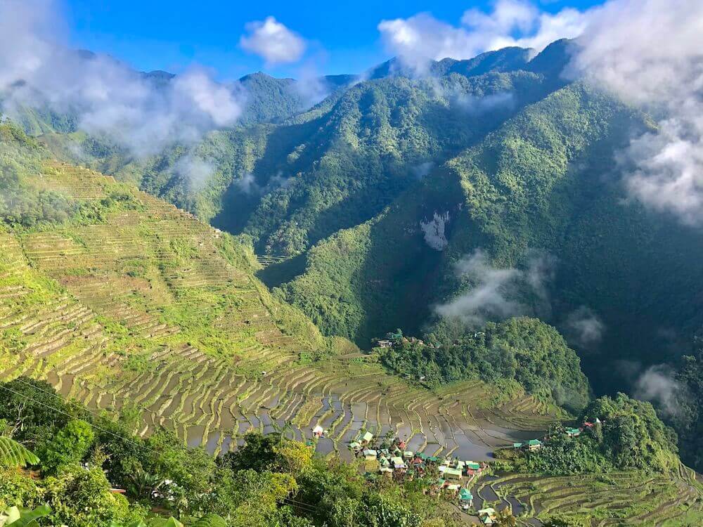 Batad, Luzon: The famous rice terraces of Batad, which are listed in Unesco World Heritage. To get to Batad you have to hike in since the road ends before the village. When your eyes meet Batad Amphitheatre terraces, it is love at first sight, I promise.