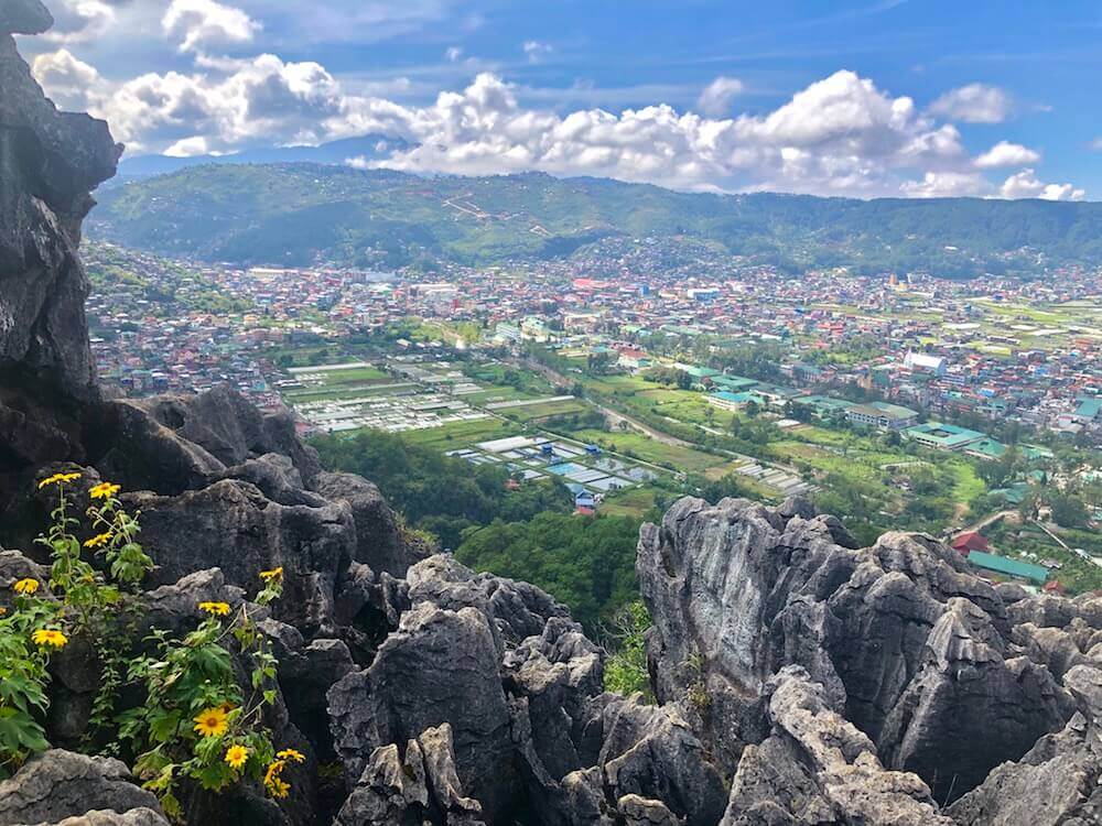 Betag, Luzon: The view over the town of Betag from Mount Kalugong.
