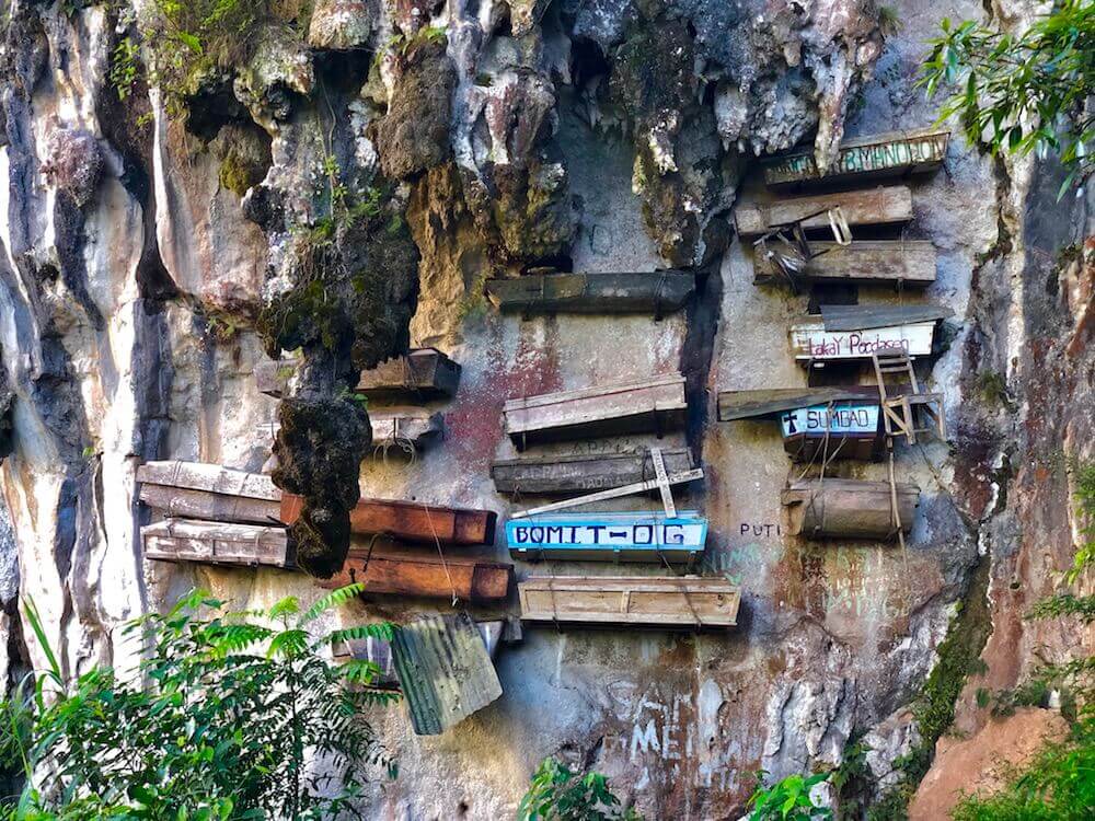 Sagada, Luzon: The Echo Valley and its hanging coffins
