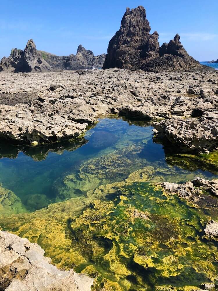 Green Island: Some clear and colourful lagoon.