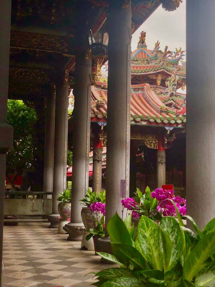 Longshan Temple: One of the most well-preserved temples in Taiwan. Built in 1738.