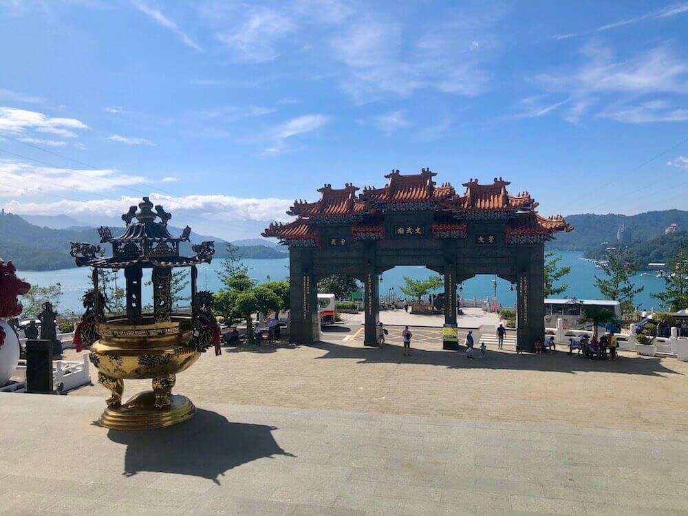 Sun Moon Lake: Wenwu Temple and its views over the lake.