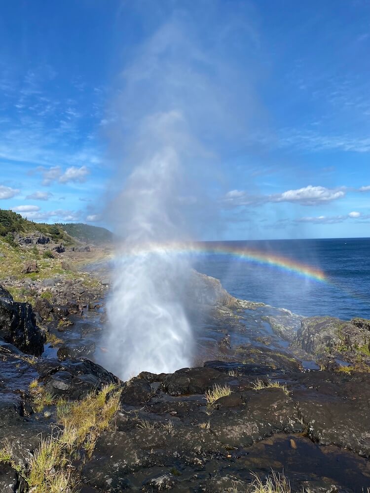 The ocean-powered geyser